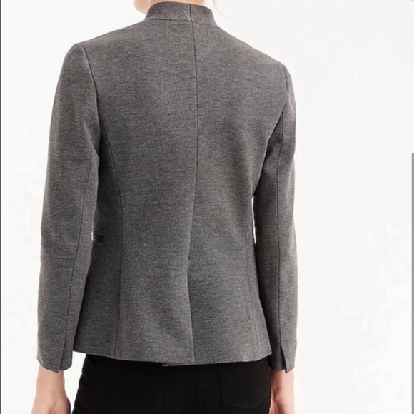 J. Crew | Gray Going-Out Blazer In Stretch Twill Size 4 - Picture 11 of 11